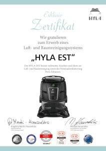 Hyla Zertifikat